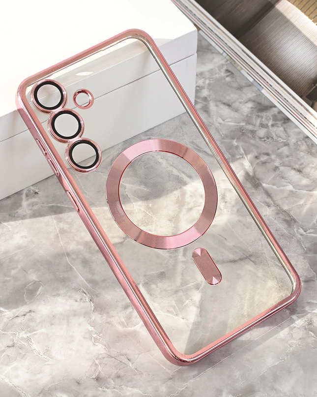 Torbica Magsafe Lux za Samsung S936B Galaxy S25 Plus roze