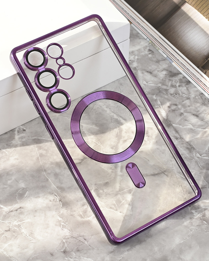 Torbica Magsafe Lux za Samsung S938B Galaxy S25 Ultra ljubicasta