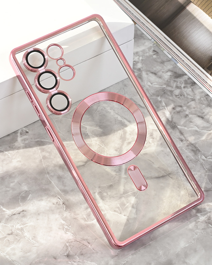 Torbica Magsafe Lux za Samsung S938B Galaxy S25 Ultra roze
