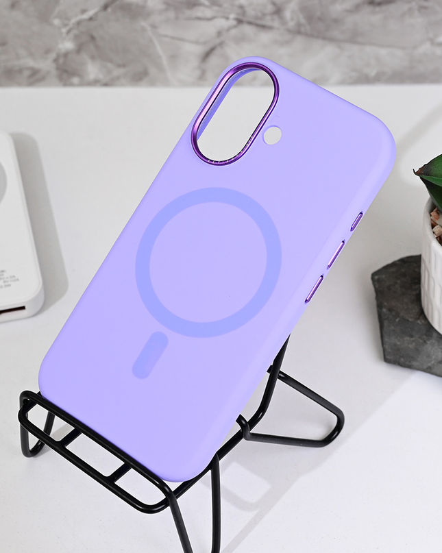 Torbica Magsafe Matte Color iPhone 16 6.1 lila