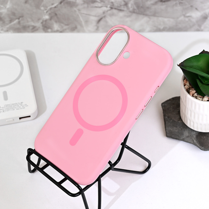Torbica Magsafe Matte Color iPhone 16 6.1 roze