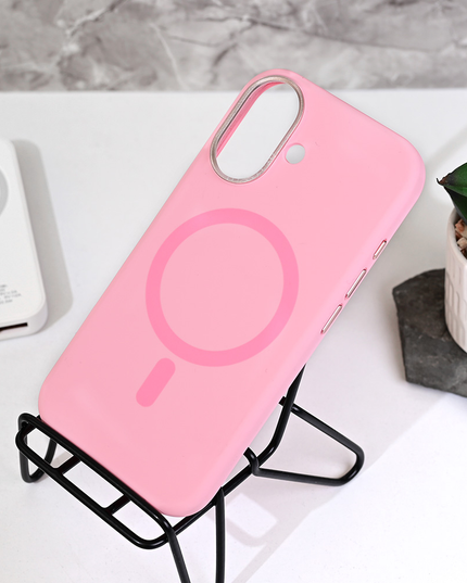 Torbica Magsafe Matte Color iPhone 16 6.1 roze