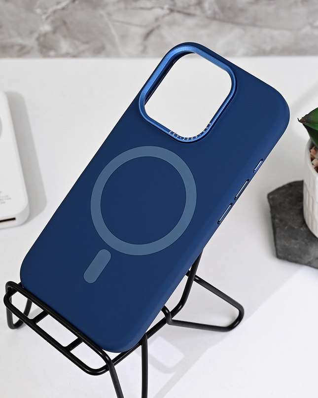 Torbica Magsafe Matte Color iPhone 16 Pro 6.3 tamno plava