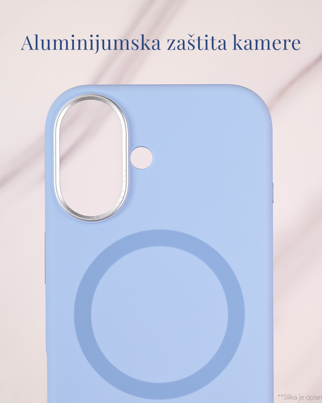 Torbica Magsafe Matte Color iPhone 16 Pro 6.3 tamno plava