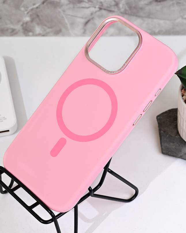 Torbica Magsafe Matte Color iPhone 16 Pro Max 6.9 roze