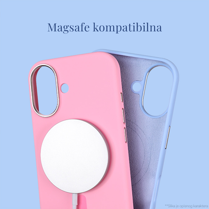 Torbica Magsafe Matte Color iPhone 16 Pro Max 6.9 roze