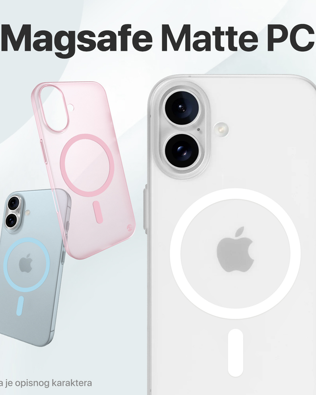 Torbica Magsafe Matte PC za iPhone 16 Pro 6.3
