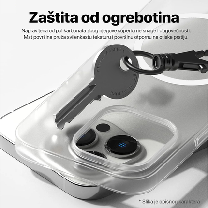 Torbica Magsafe Matte PC za Samsung A556B Galaxy A55 5G plava