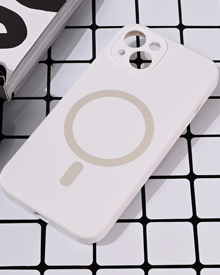 Torbica Magsafe Pure color za iPhone 13 6.1 bela
