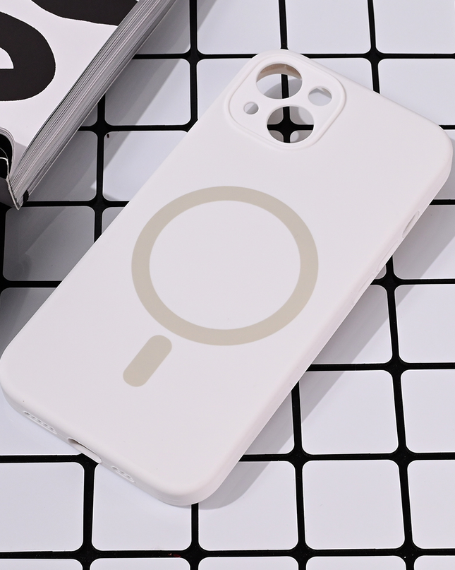 Torbica Magsafe Pure color za iPhone 13 6.1 bela