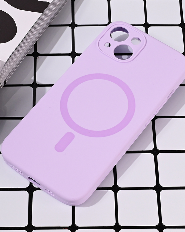 Torbica Magsafe Pure color za iPhone 13 6.1 lila