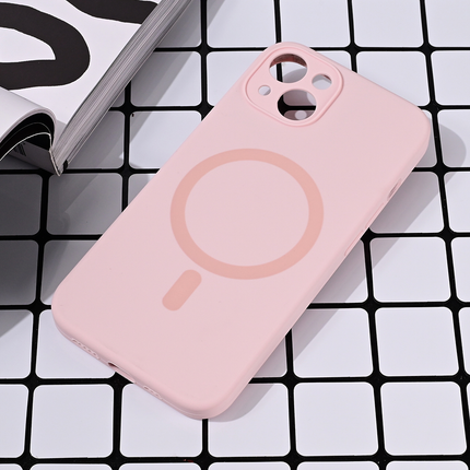 Torbica Magsafe Pure color za iPhone 13 6.1 roze