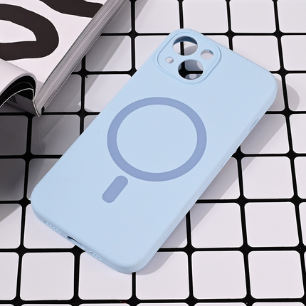 Torbica Magsafe Pure color za iPhone 13 6.1 svetlo plava