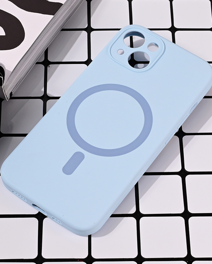 Torbica Magsafe Pure color za iPhone 13 6.1 svetlo plava