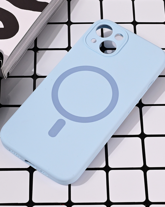 Torbica Magsafe Pure color za iPhone 13 6.1 svetlo plava