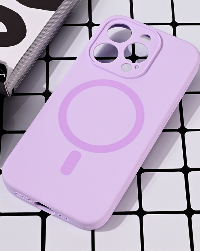 Torbica Magsafe Pure color za iPhone 13 Pro 6.1 lila