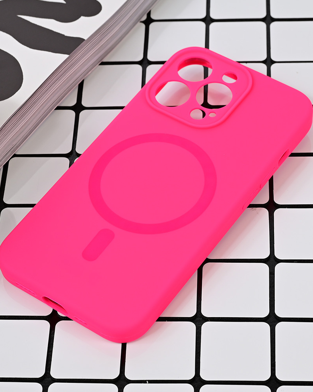 Torbica Magsafe Pure color za iPhone 13 Pro 6.1 pink