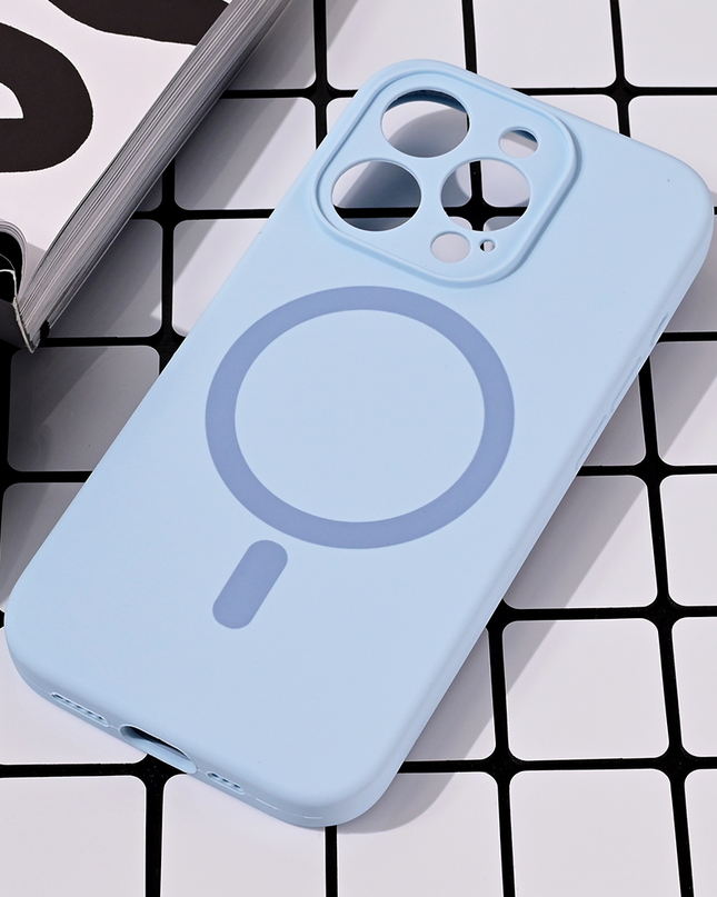 Torbica Magsafe Pure color za iPhone 13 Pro 6.1 svetlo plava