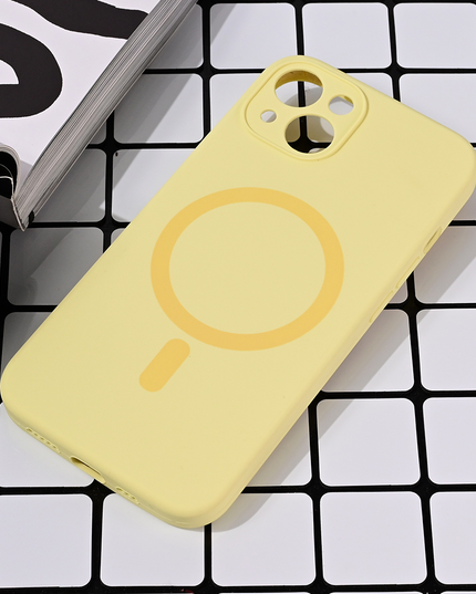 Torbica Magsafe Pure color za iPhone 15 6.1 zuta