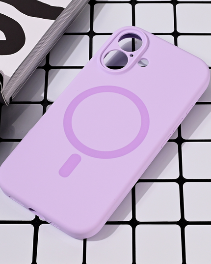 Torbica Magsafe Pure color za iPhone 16 6.1 lila