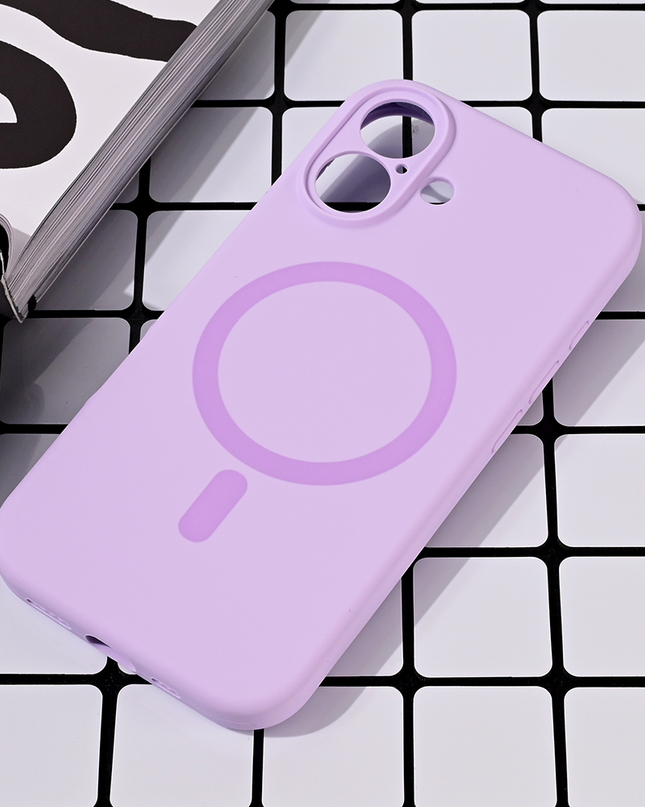 Torbica Magsafe Pure color za iPhone 16 6.1 lila