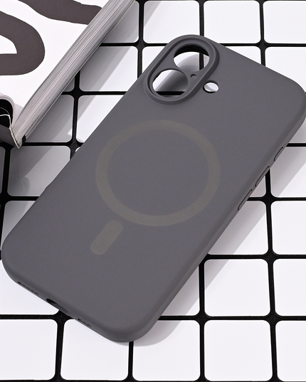 Torbica Magsafe Pure color za iPhone 16 6.1 siva