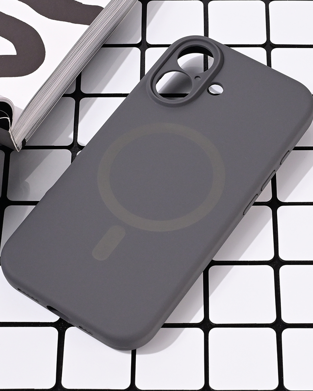 Torbica Magsafe Pure color za iPhone 16 6.1 siva