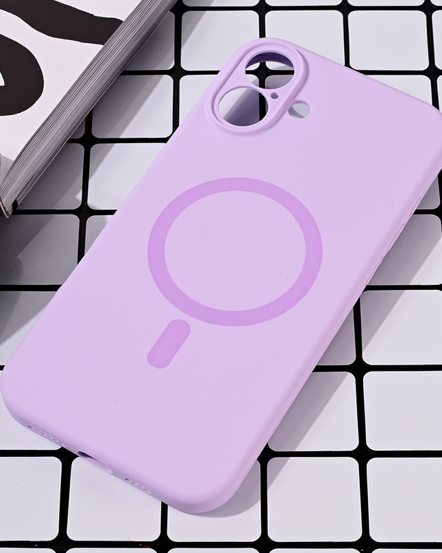 Torbica Magsafe Pure color za iPhone 16 Plus 6.7 lila