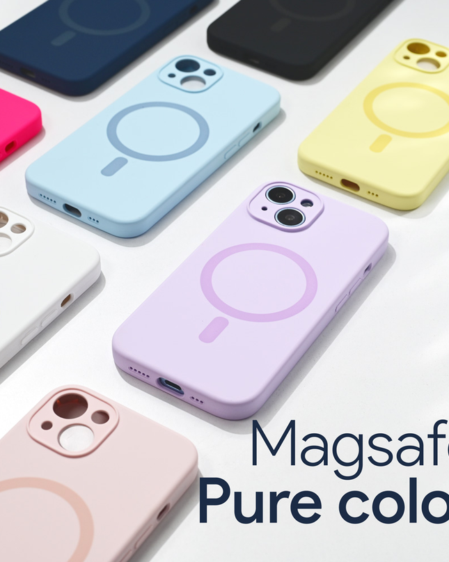 Torbica Magsafe Pure color za iPhone 16 Pro 6.3 lila