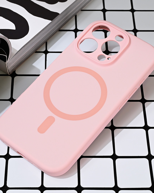 Torbica Magsafe Pure color za iPhone 16 Pro 6.3 roze