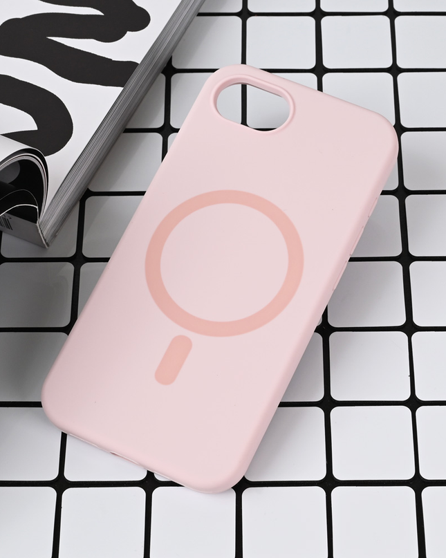 Torbica Magsafe Pure color za iPhone 16e roze