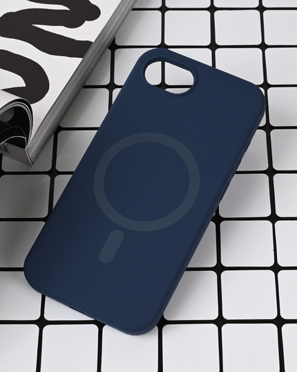 Torbica Magsafe Pure color za iPhone 16e tamno plava