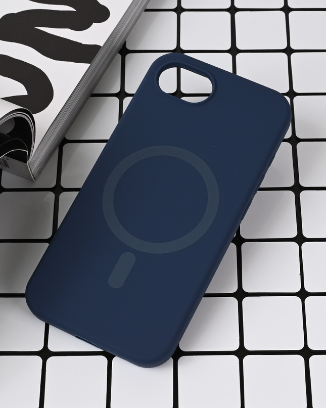 Torbica Magsafe Pure color za iPhone 16e tamno plava