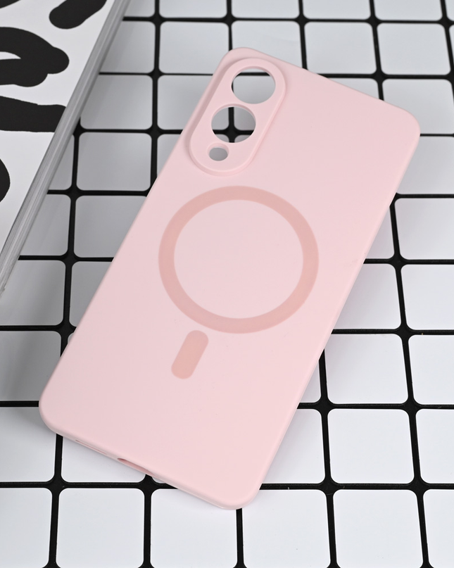 Torbica Magsafe Pure color za Samsung S937B Galaxy S25 Edge roze