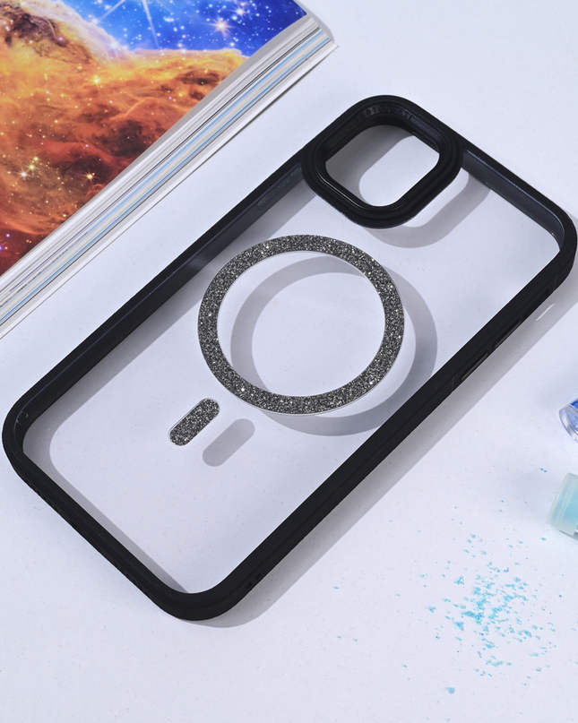 Torbica Magsafe shining za iPhone 11 6.1 crna