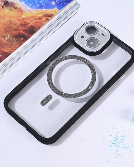Torbica Magsafe shining za iPhone 14 6.1 crna