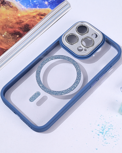Torbica Magsafe shining za iPhone 14 Pro 6.1 svetlo plava