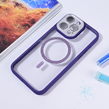 Torbica Magsafe shining za iPhone 15 Pro Max 6.7 ljubicasta