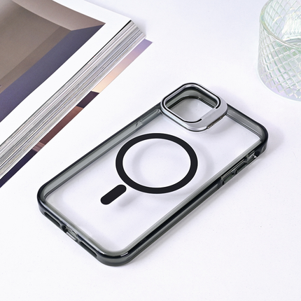 Torbica Magsafe transparent za iPhone 11 6.1 crna