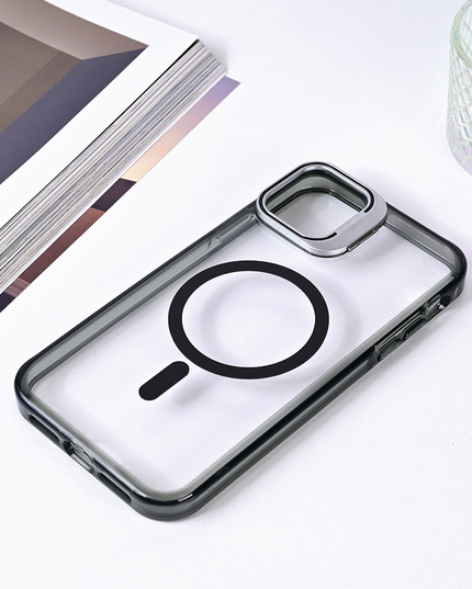 Torbica Magsafe transparent za iPhone 11 6.1 crna