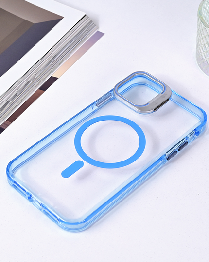 Torbica Magsafe transparent za iPhone 11 6.1 plava