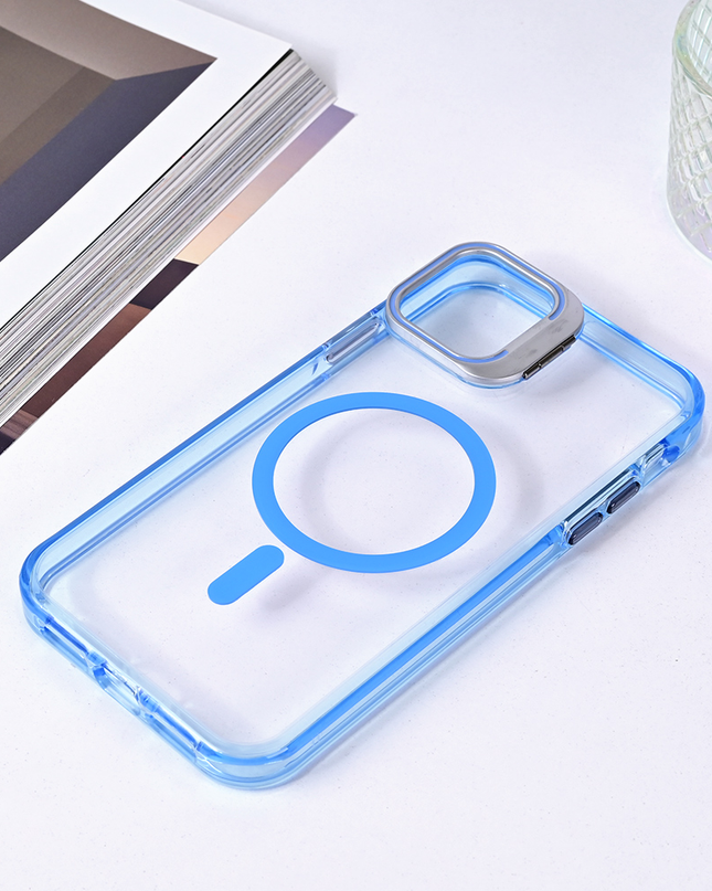 Torbica Magsafe transparent za iPhone 11 6.1 plava