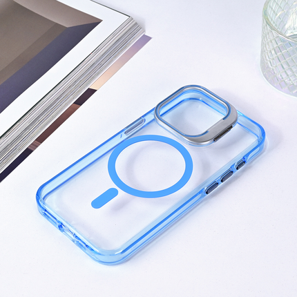 Torbica Magsafe transparent za iPhone 13 Pro 6.1 plava