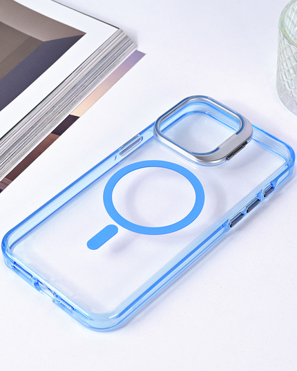Torbica Magsafe transparent za iPhone 13 Pro Max 6.7 plava