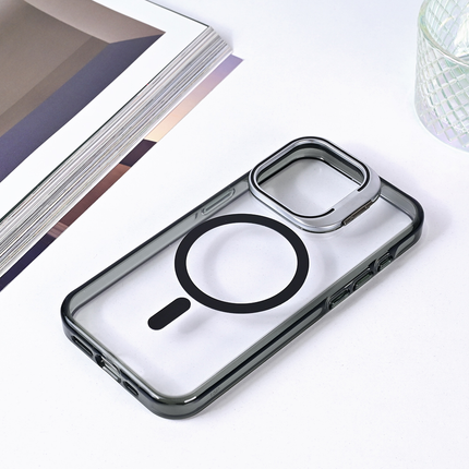 Torbica Magsafe transparent za iPhone 14 Pro 6.1 crna