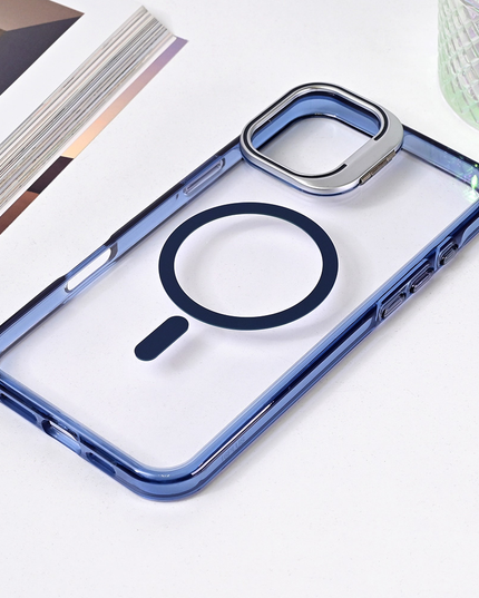 Torbica Magsafe transparent za iPhone 16 Plus 6.7 plava