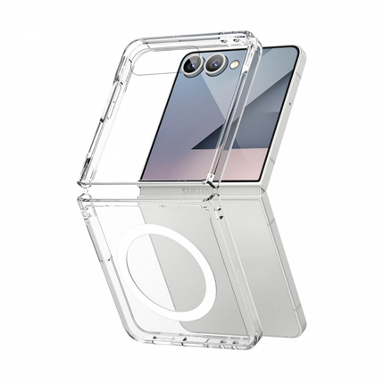 Maska Magsafe za Samsung Galaxy Z Flip 7 transparent