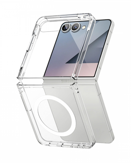 Maska Magsafe za Samsung Galaxy Z Flip 7 transparent