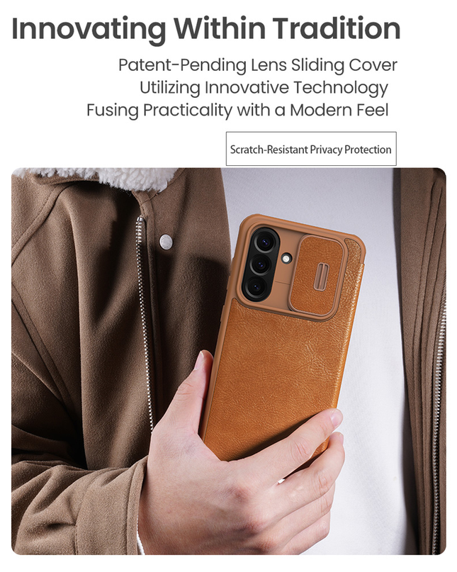 Torbica Nillkin Qin Pro za Samsung A566B Galaxy A56 5G crna