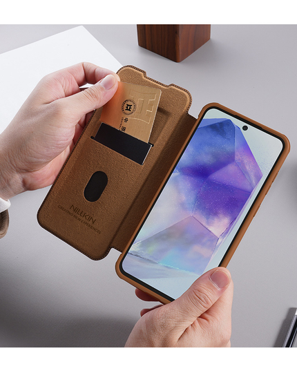 Torbica Nillkin Qin Pro za Samsung A566B Galaxy A56 5G crna